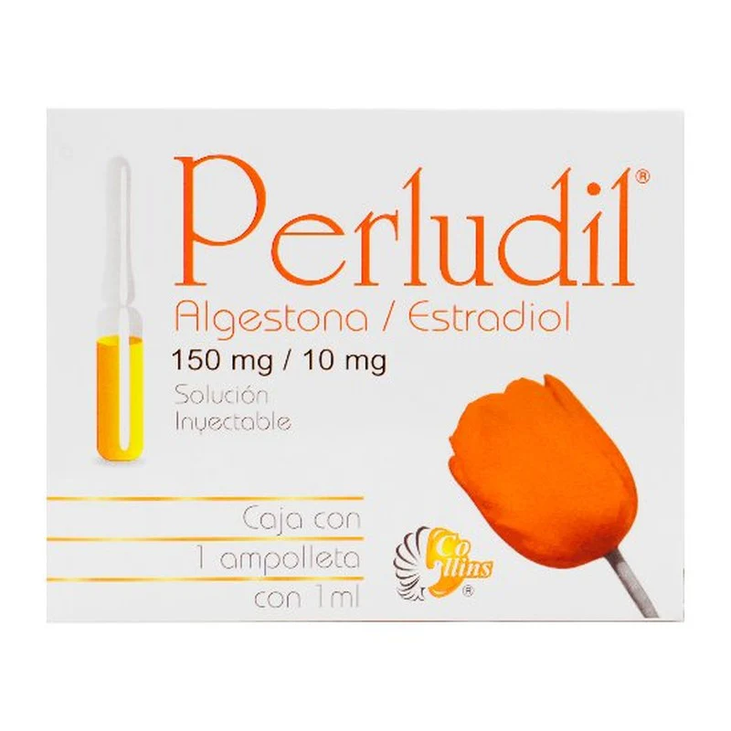 Perludil (Algestona/Estradiol) 150 Mg/10 Mg Solucion Inyectable Con 1 Ampolleta