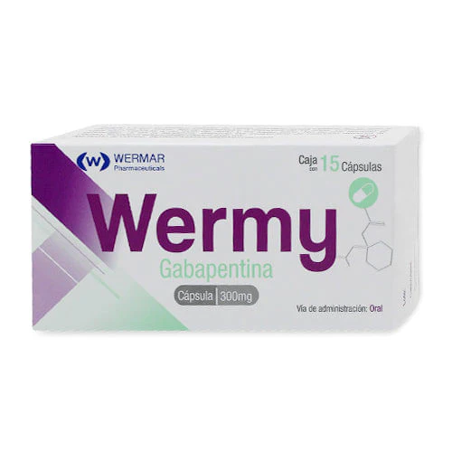 Wermy (Gabapentina) 300 Mg Con 15 Capsulas