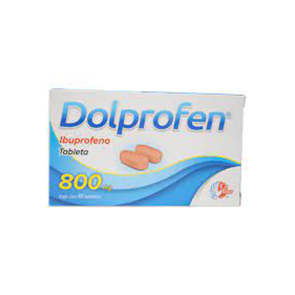 Dolprofen (Ibuprofeno) 800 Mg Con 10 Tabletas