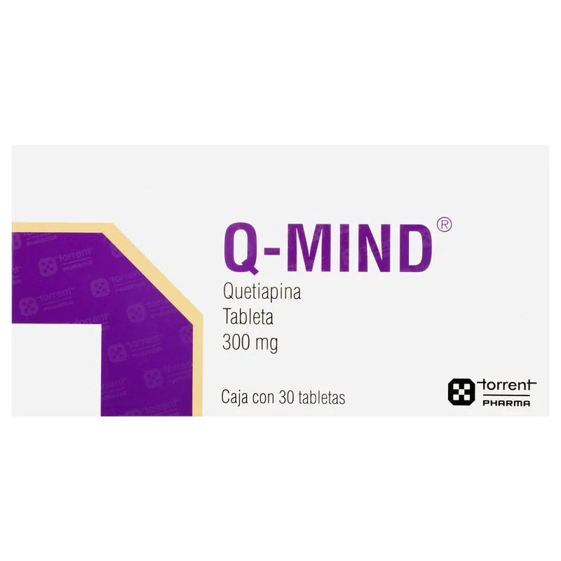 Q-Mind (Quetiapina) 300 Mg Con 30 Tabletas - Image 2