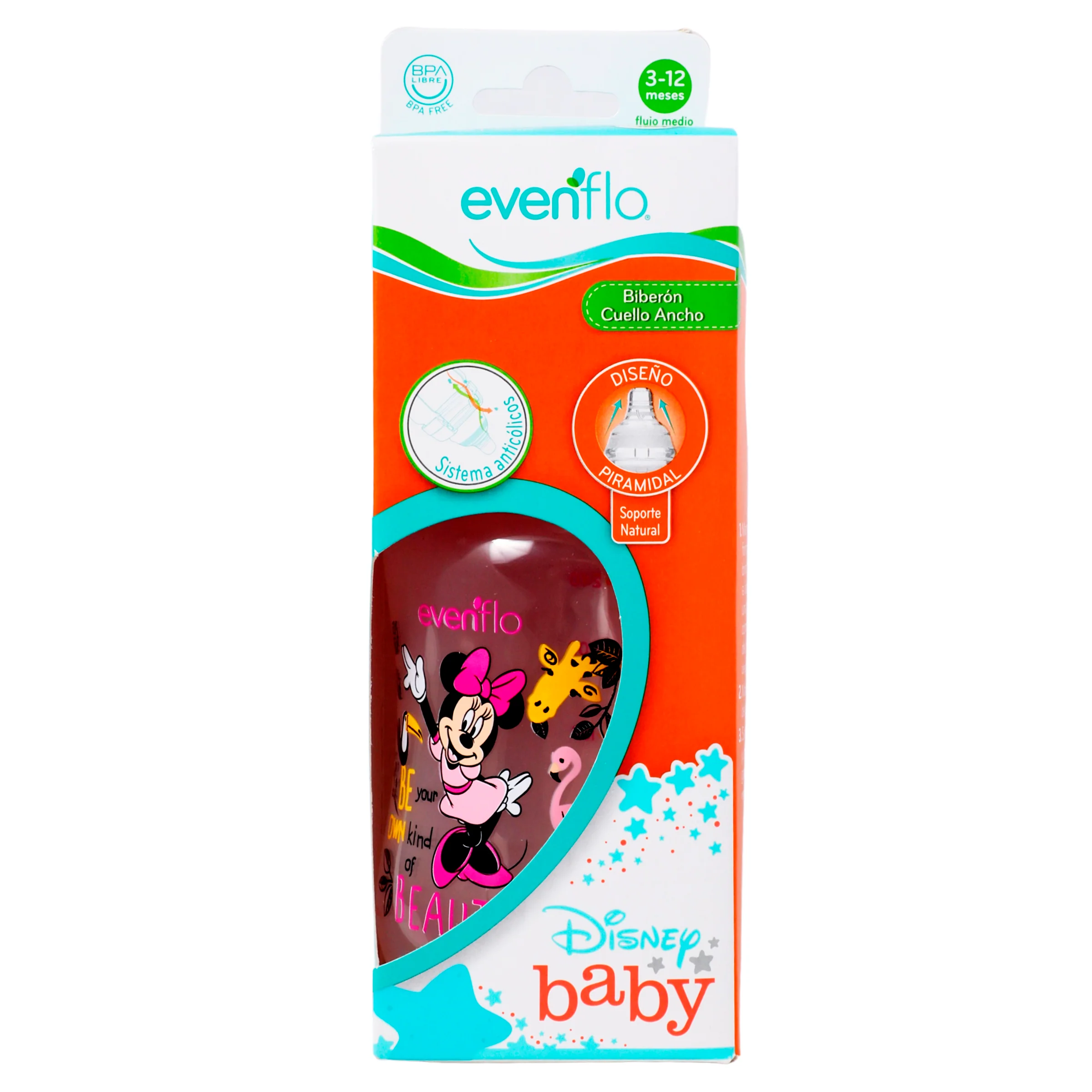 Biberón Evenflo Disney Cuello Anch 9 Oz - Image 2