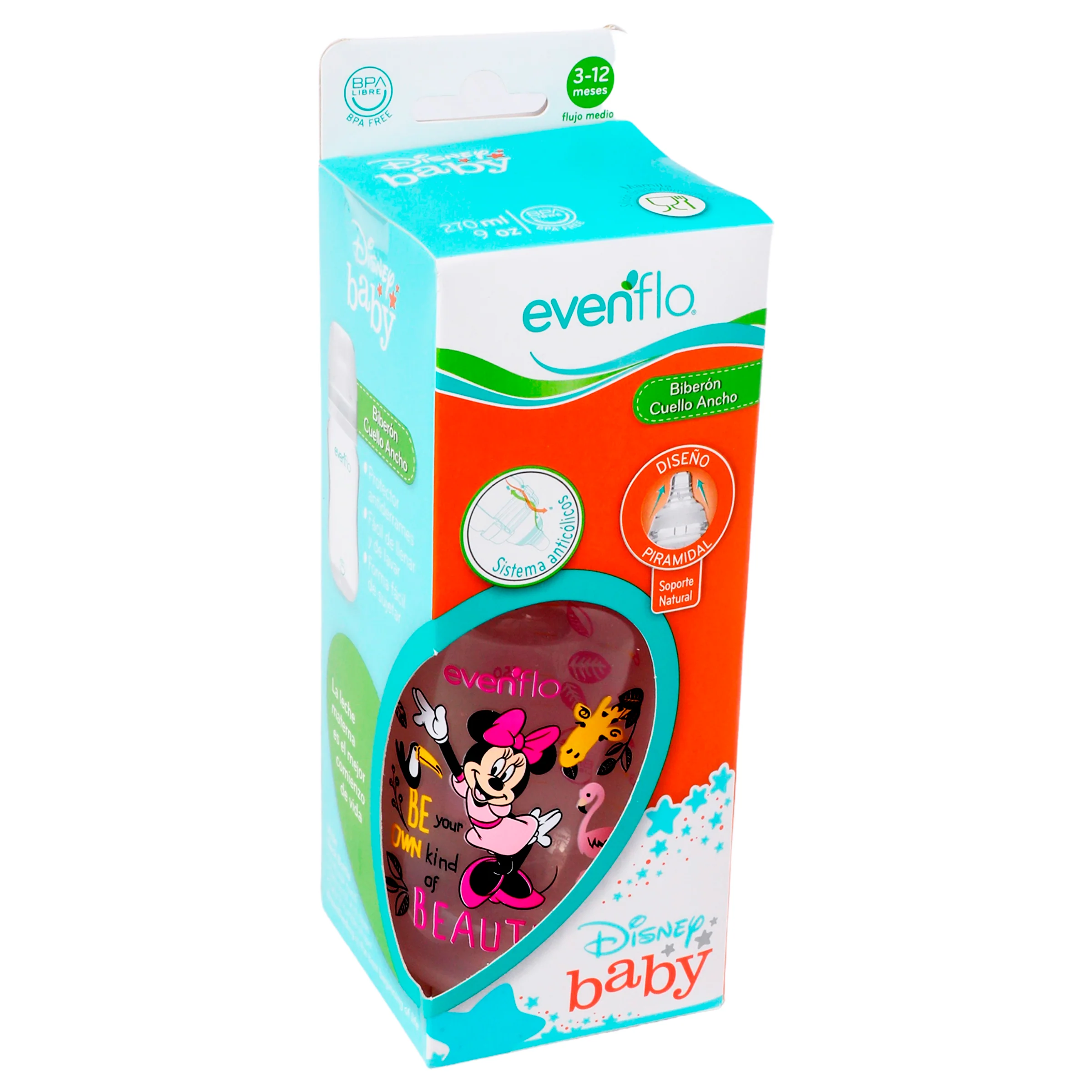 Biberón Evenflo Disney Cuello Anch 9 Oz - Image 8