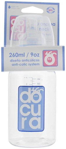 Bib Docura Azul Boca Ancha 9 Oz
