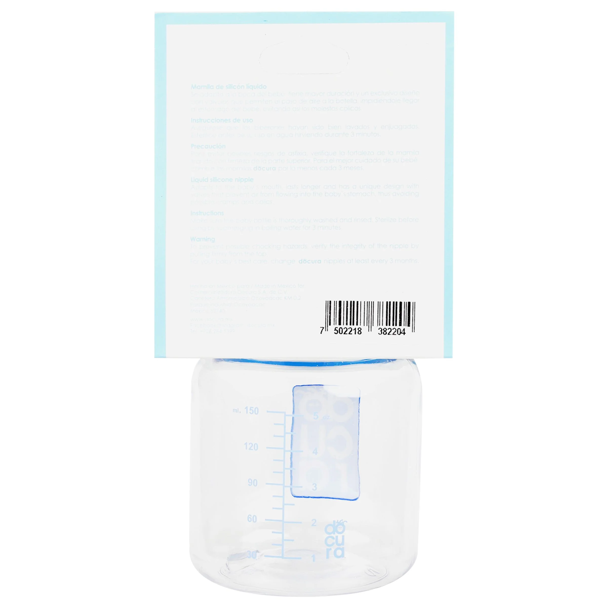Bib Docura Azul Boca Ancha 5 Oz - Image 4