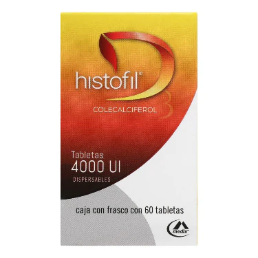 Histofil (Vitamina D) 4000 Ui Frasco Tabletas 60 - Image 3