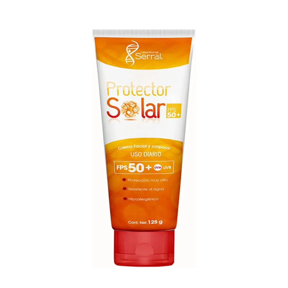 Protector Solar Fps 50 Uva Crema 125 G Serral