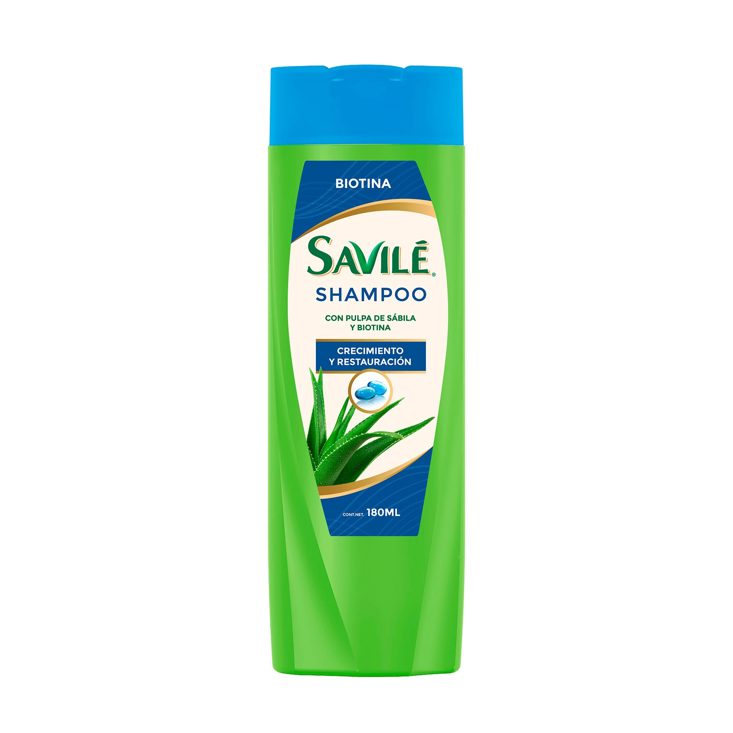 Shampoo Savile Biotina -Caid Crec Salud180 Ml