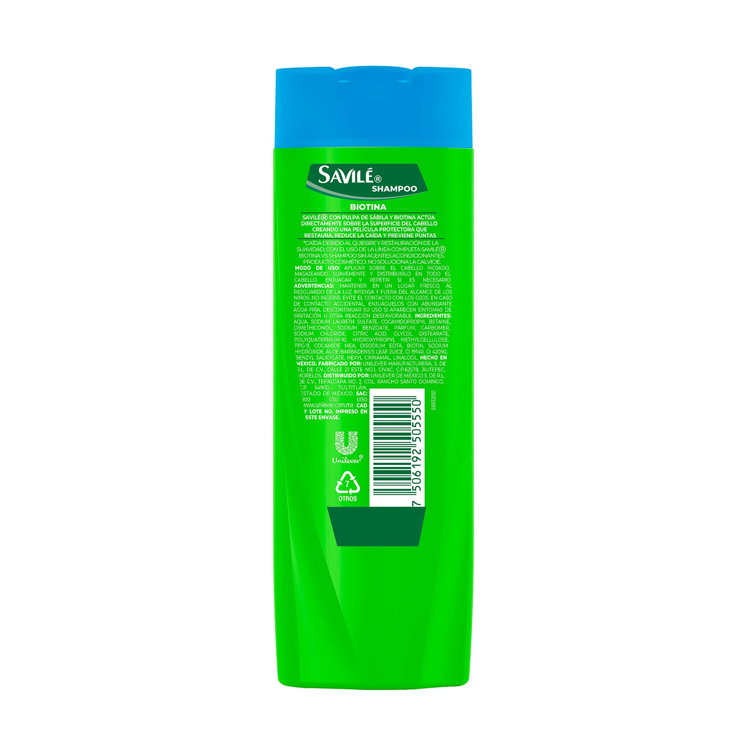 Shampoo Savile Biotina -Caid Crec Salud180 Ml - Image 4