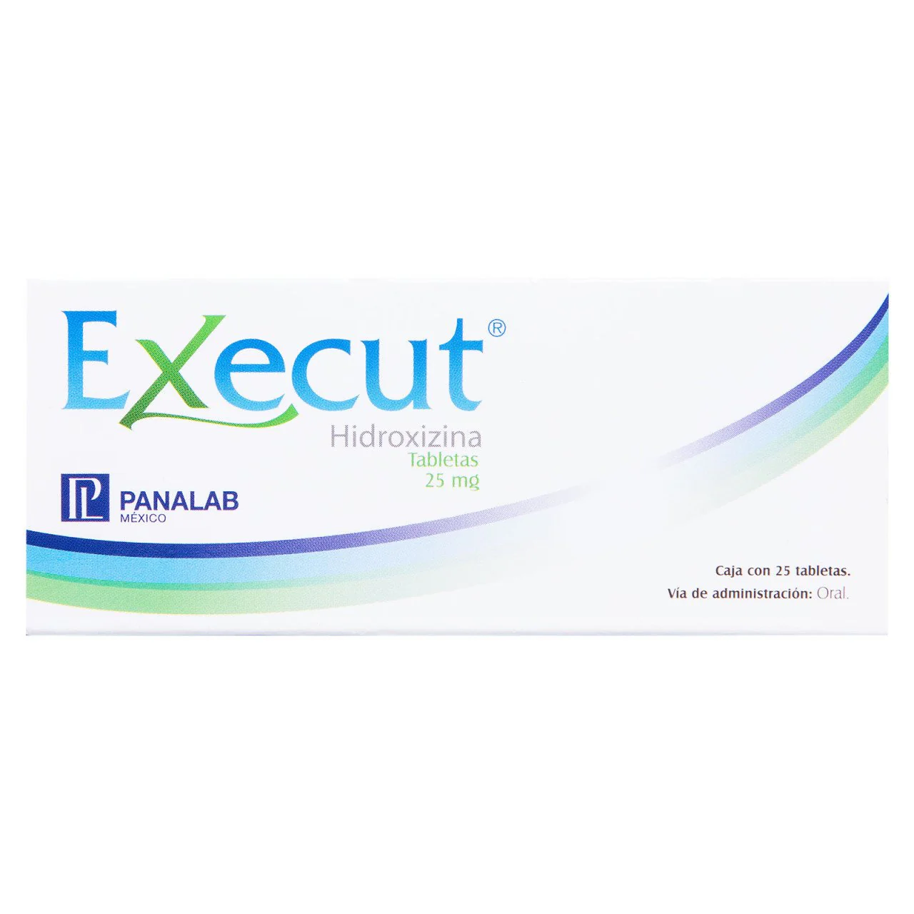 Execut (Hidroxizina) 25 Mg Con 25 Tabletas