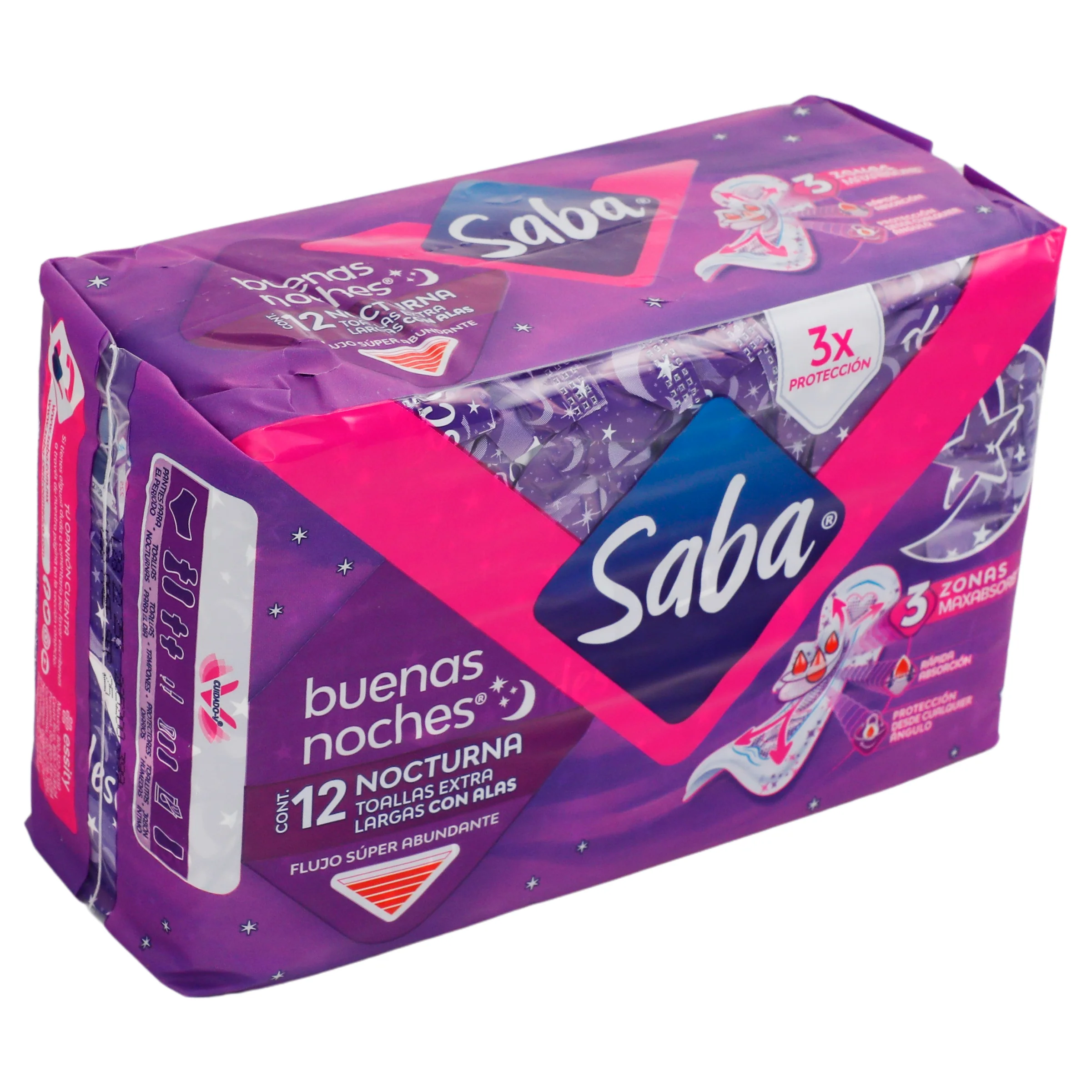 Toallas Sanitarias Sabab-Noche-Lga12 - Image 2