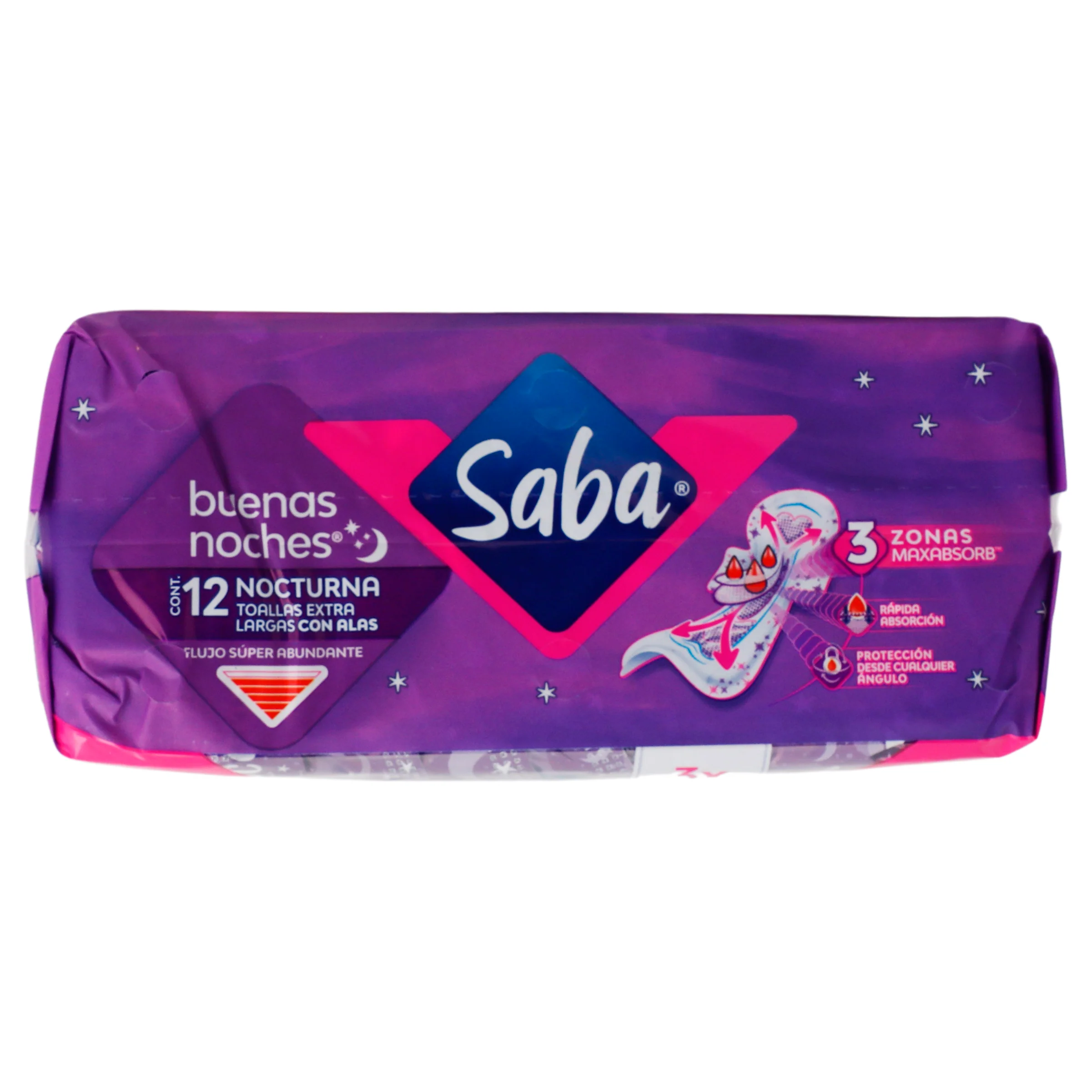 Toallas Sanitarias Sabab-Noche-Lga12 - Image 6
