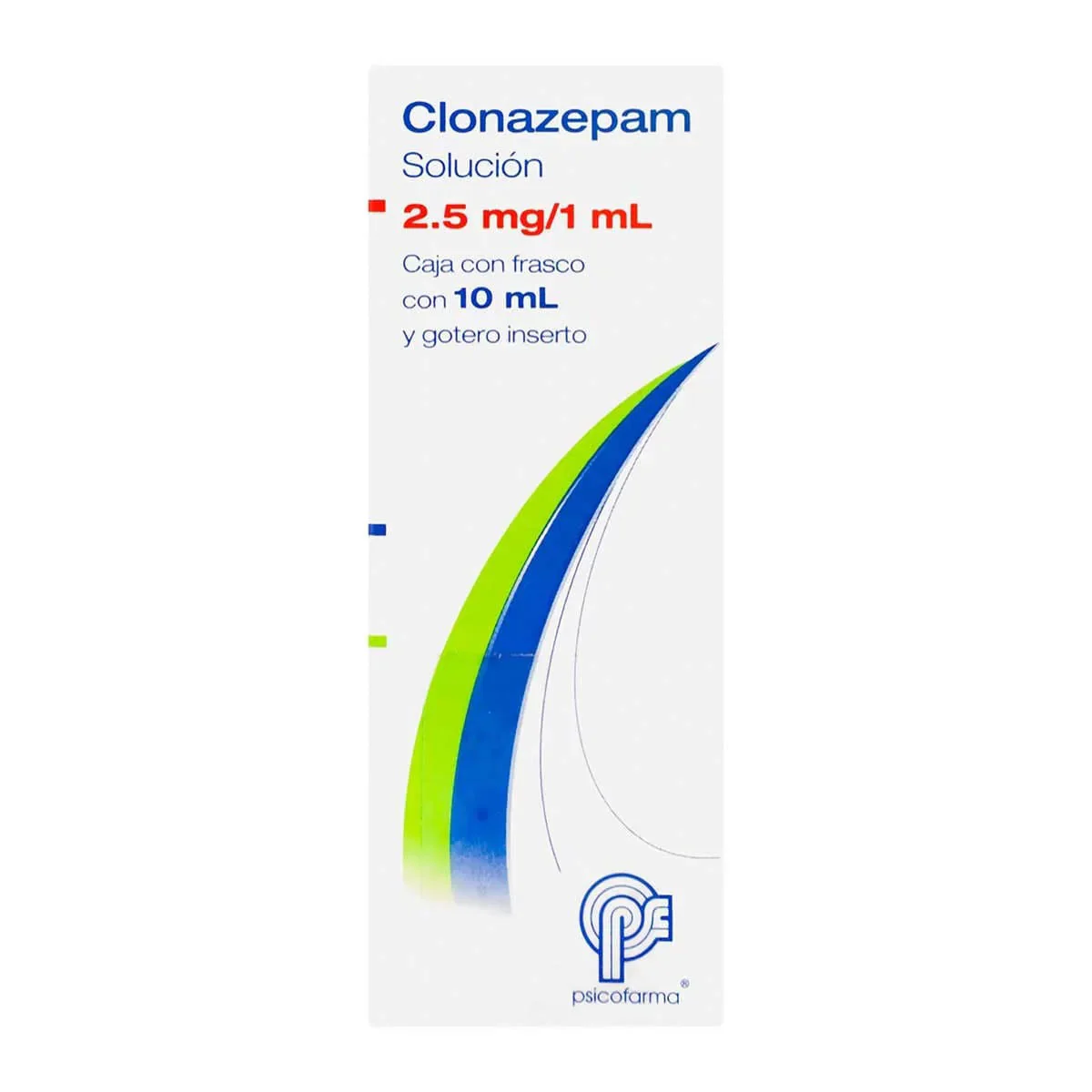 Clonazepam 2.5 Mg 1Ml Frasco Con 10 Ml