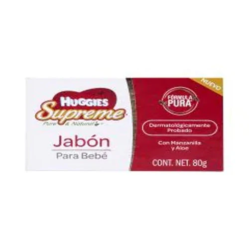 Jabon Huggies Supreme Mznll-Aloe 80 G