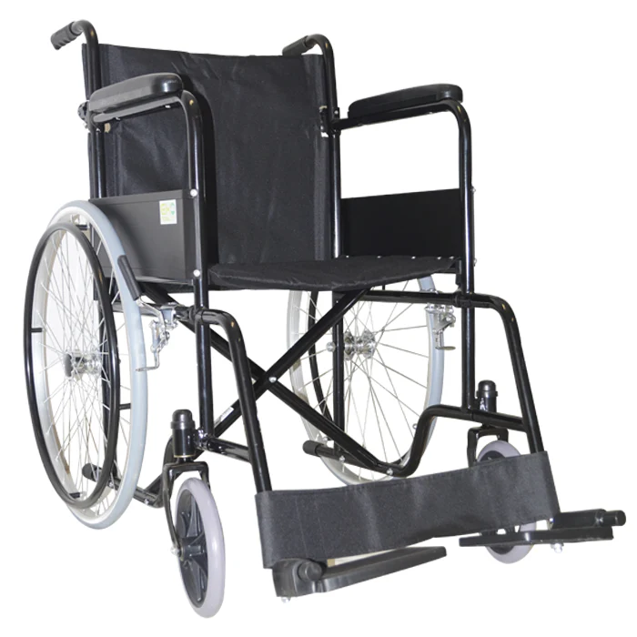 Silla De Ruedas 18 Negra Fija/Fija Mag Solida 8X1