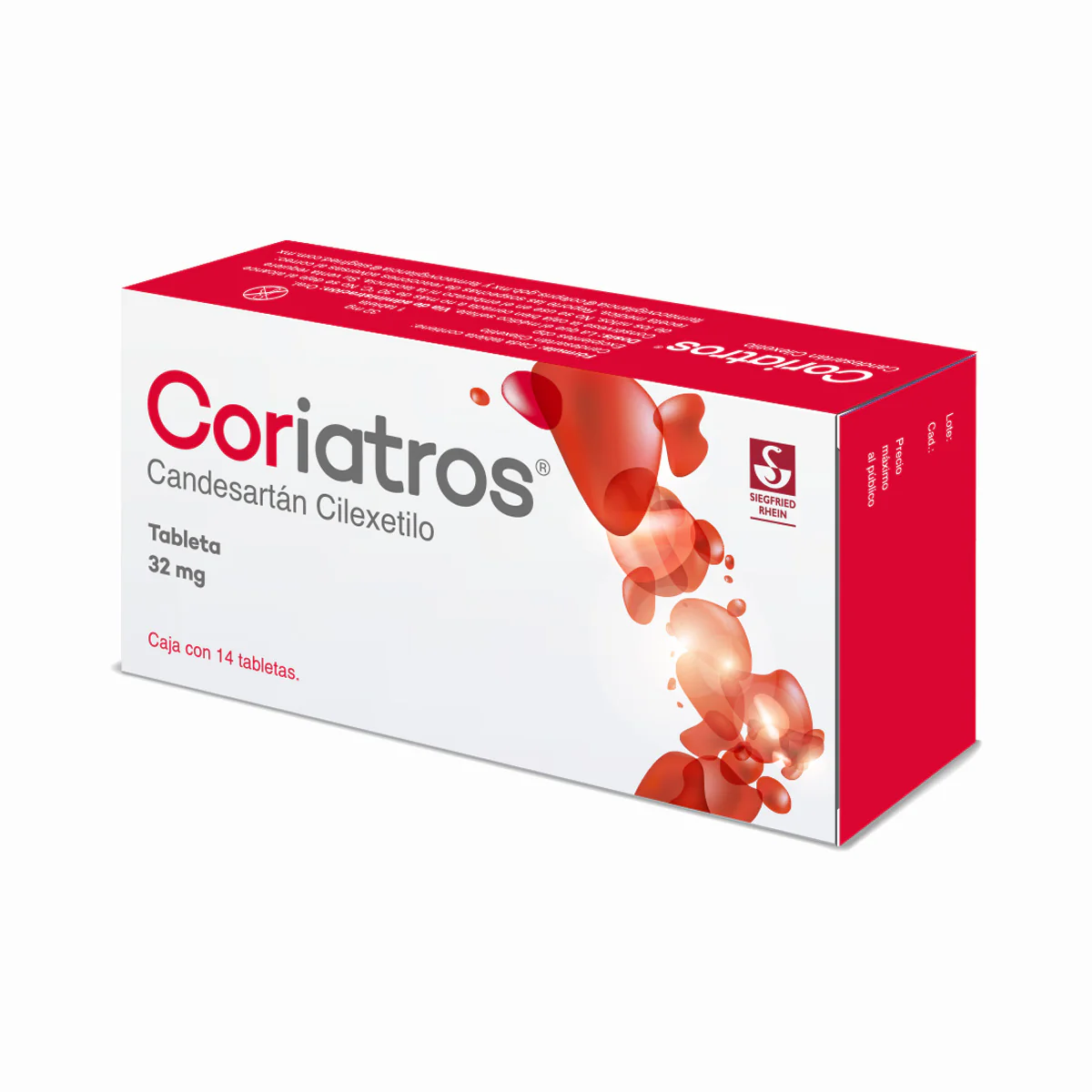 Coriatros 32 Mg - Caja Con 14 Tabletas (Candesartán) - Image 2