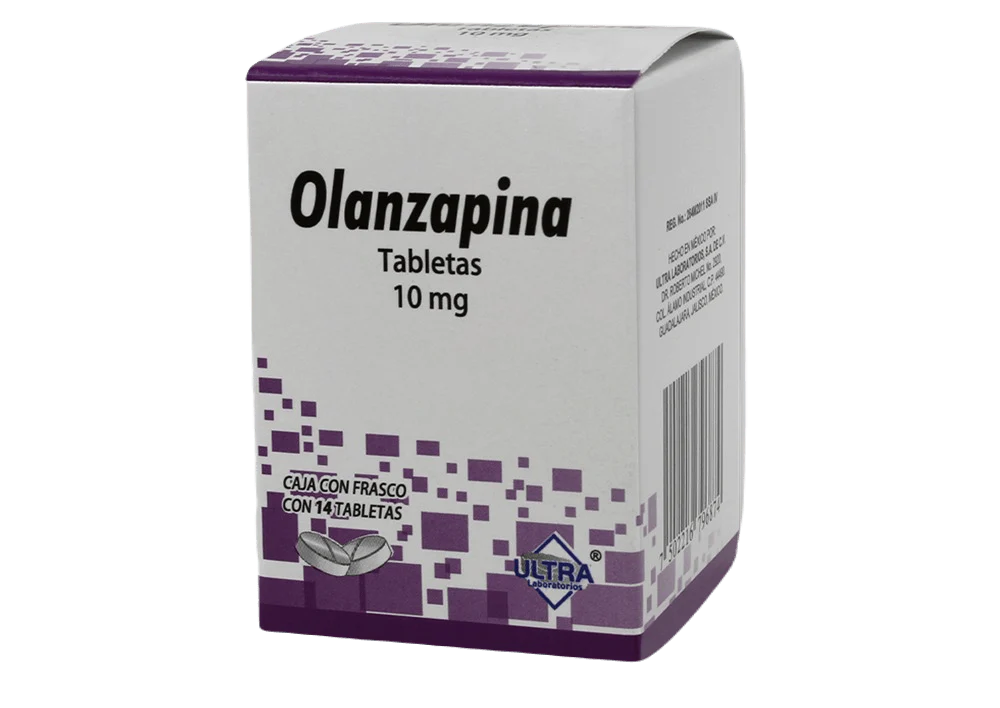 Olanzapina 10 Mg Con 14 Tabletas
