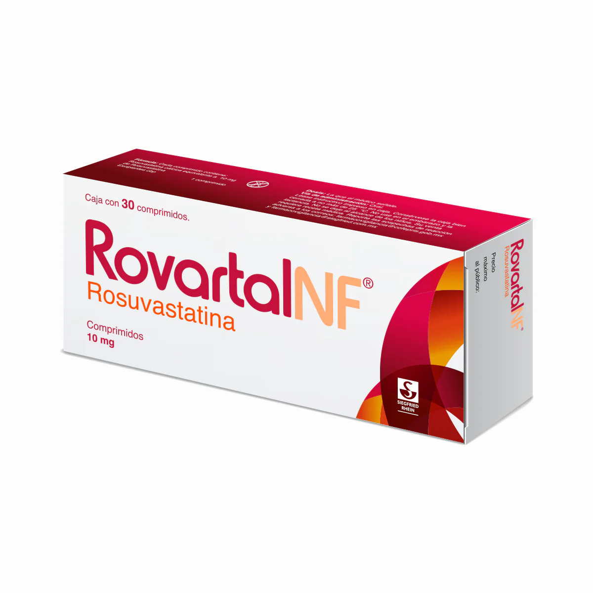 Rovartal Nf 10 Mg - Caja Con 30 Comprimidos (Rosuvastatina) - Image 2
