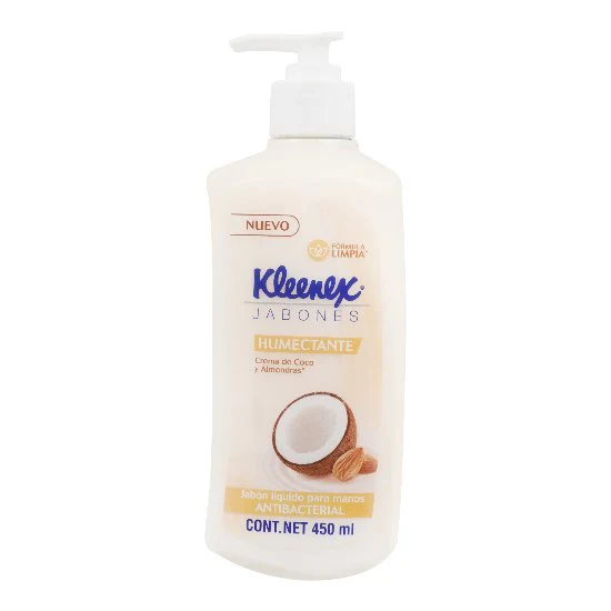 Jabon Liquido Kleenex Crema Coco 450 Ml