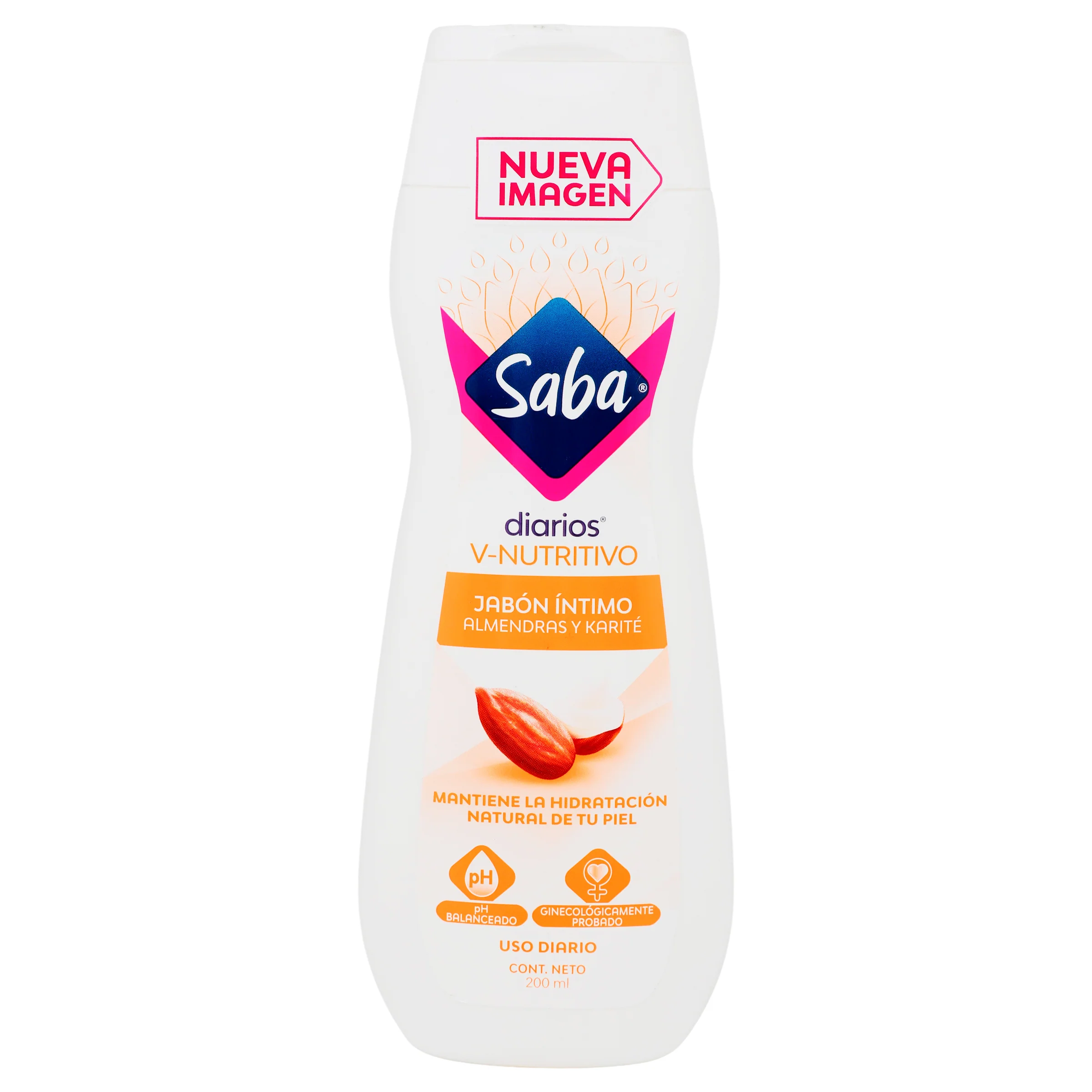 Jabon Intimo Saba V-Nutriti 200 Ml