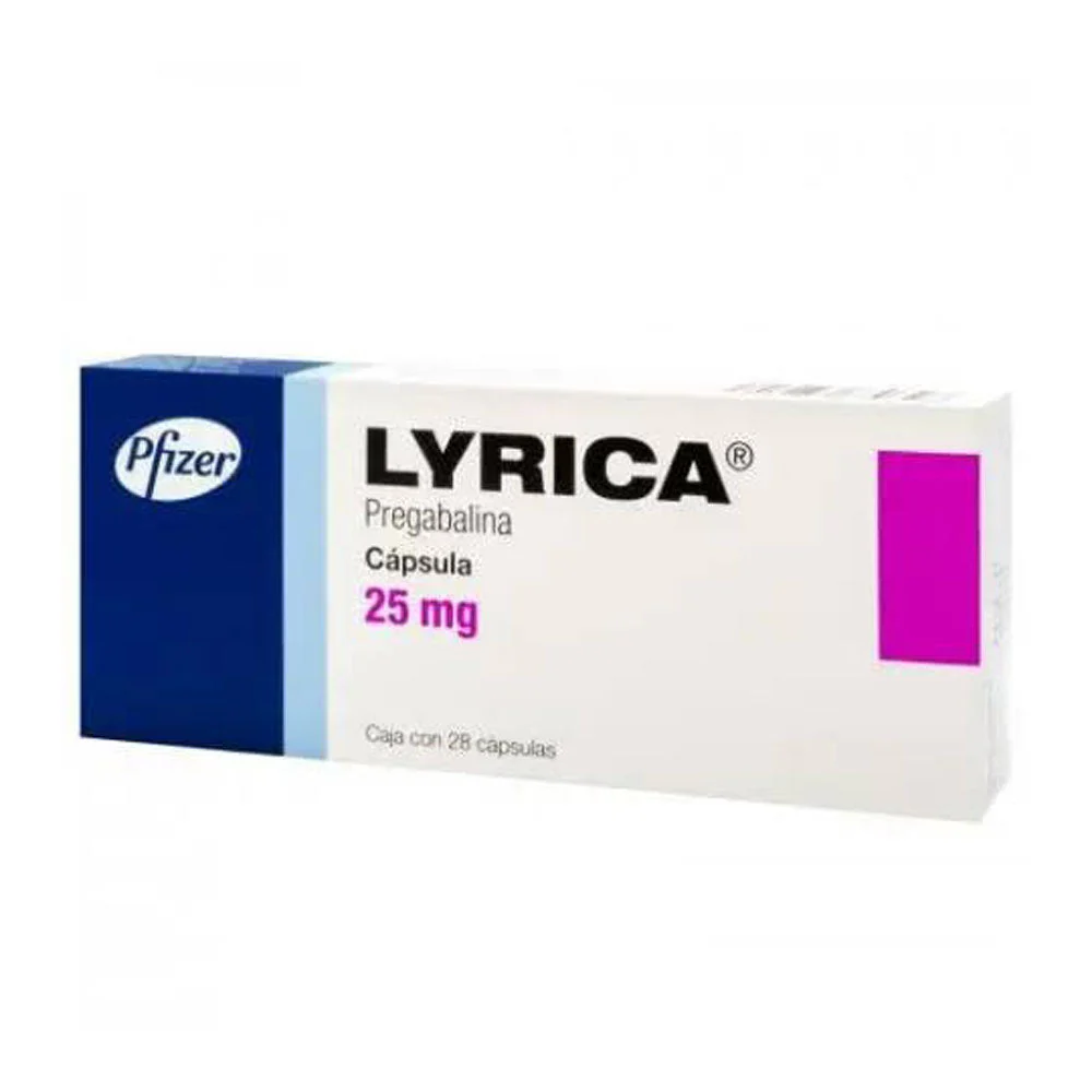 Lyrica 25 Mg Con 28 Capsulas
