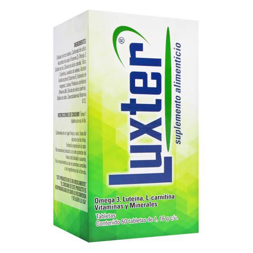 Luxter Suplemento Alimenticio Tabletas 60