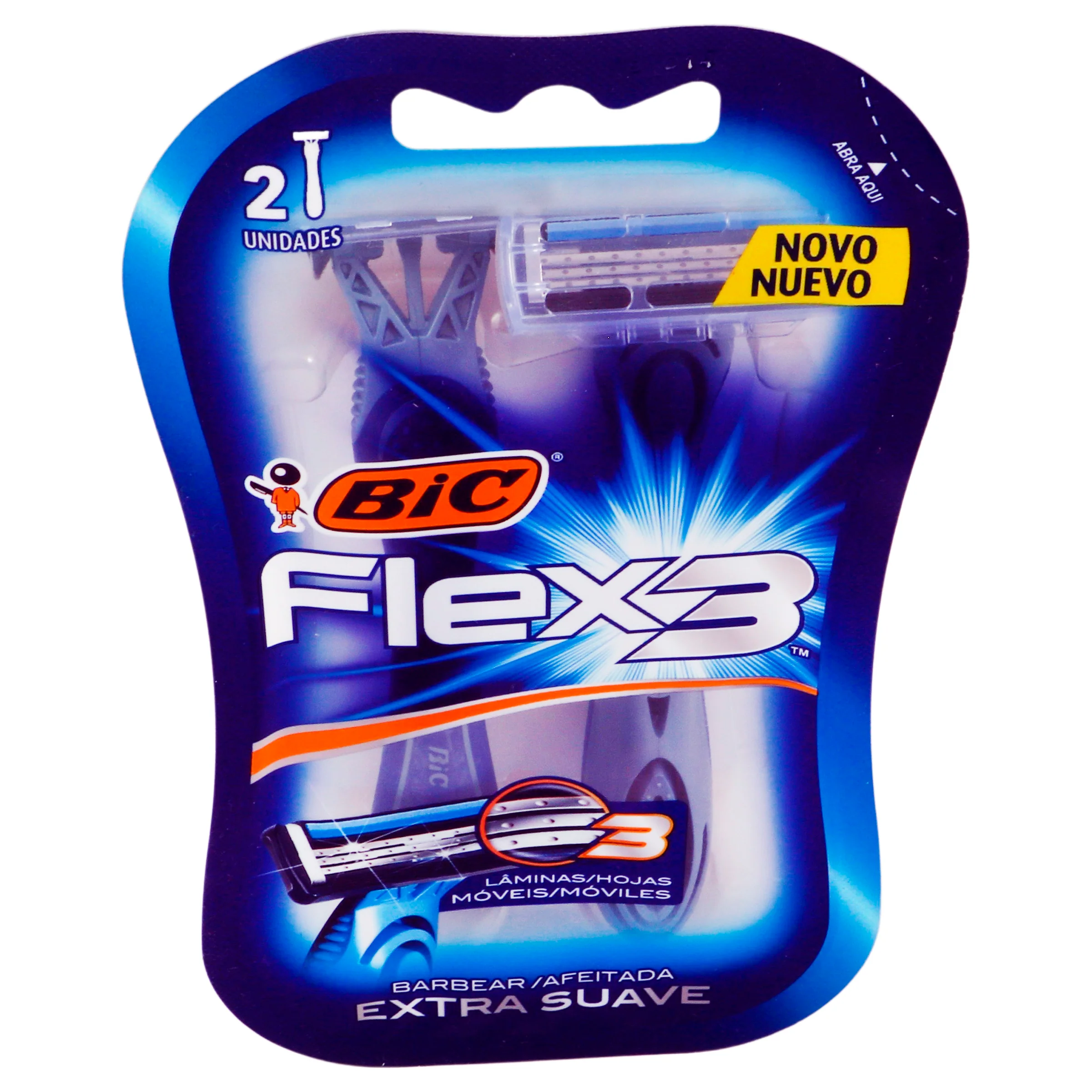 Rastrillo Bic Flex3 Extra Suave 2 Piezas - Image 3