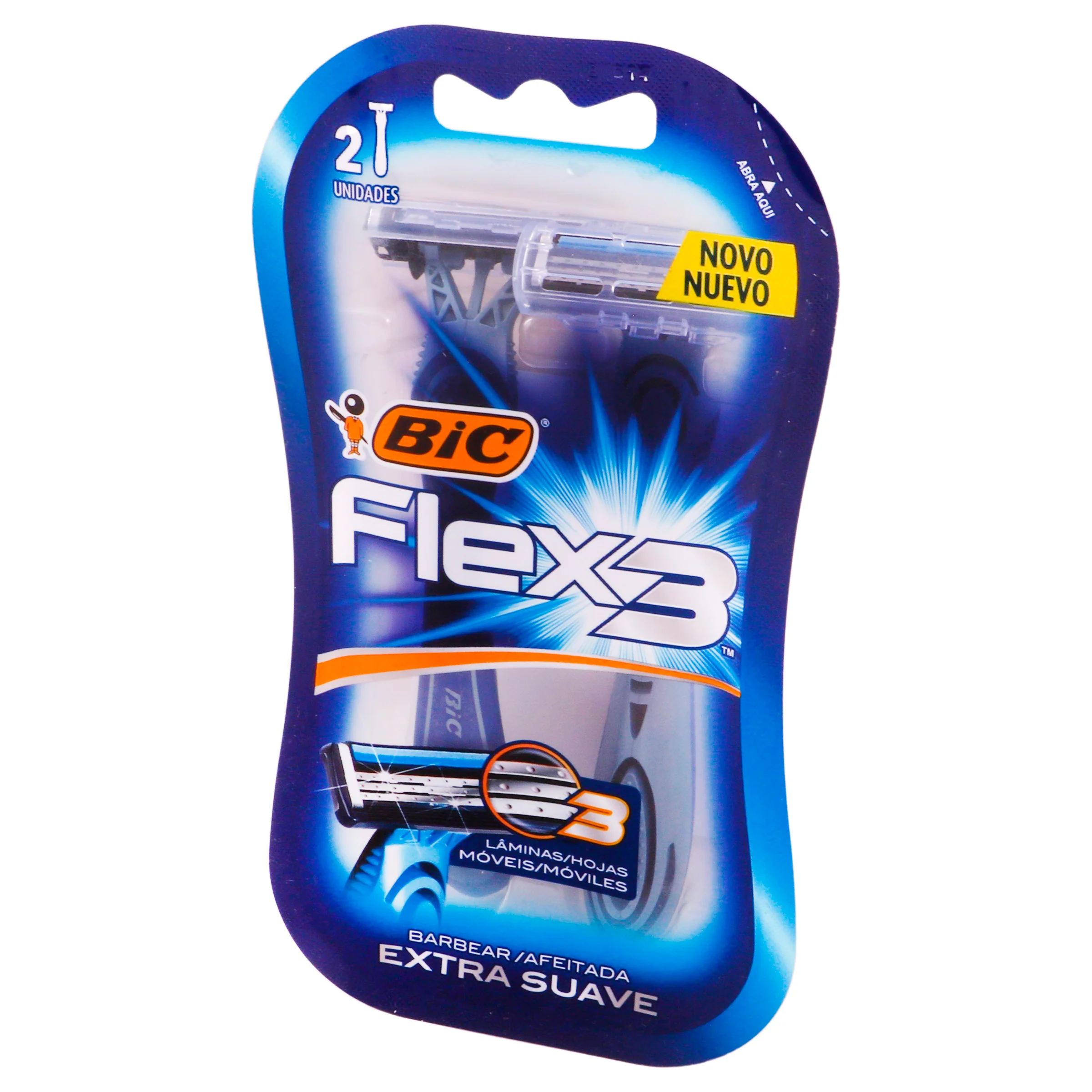 Rastrillo Bic Flex3 Extra Suave 2 Piezas - Image 4