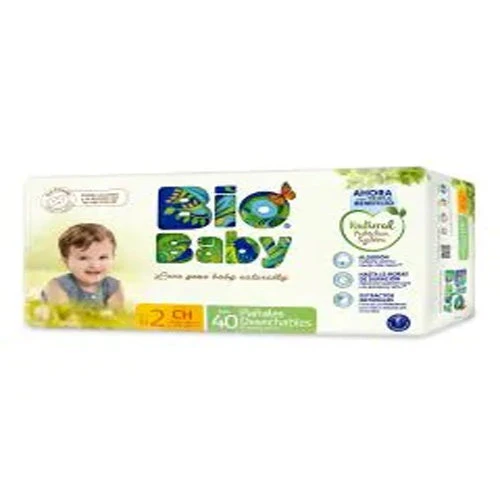 Pañal Bio Baby Etapa 2 Chica 5-8 Kg Con 40 Piezas