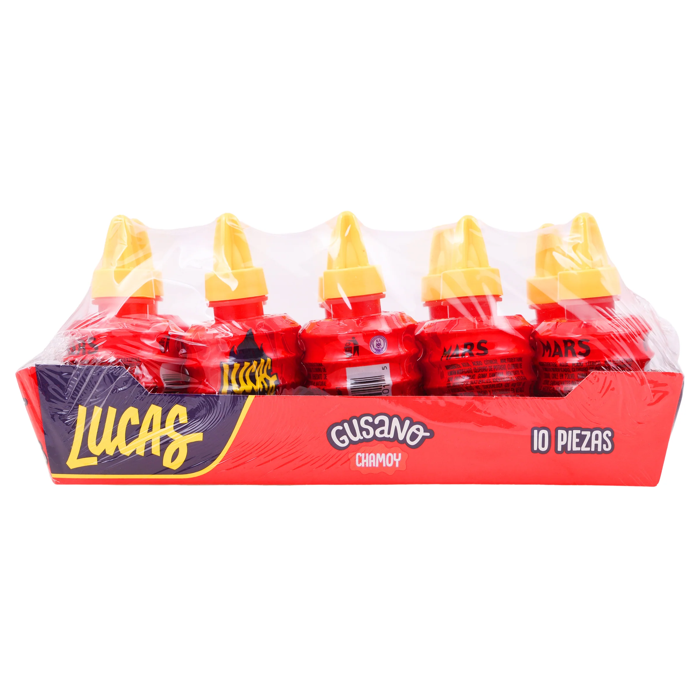 Exh Lucas Gusano Chamoy Con 10 Piezas - Image 10