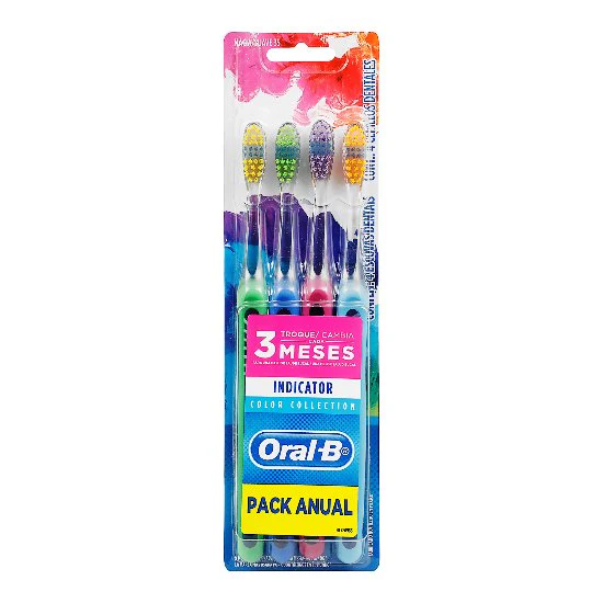 Cepillo Dental Oral-B Indicator 4 Pack