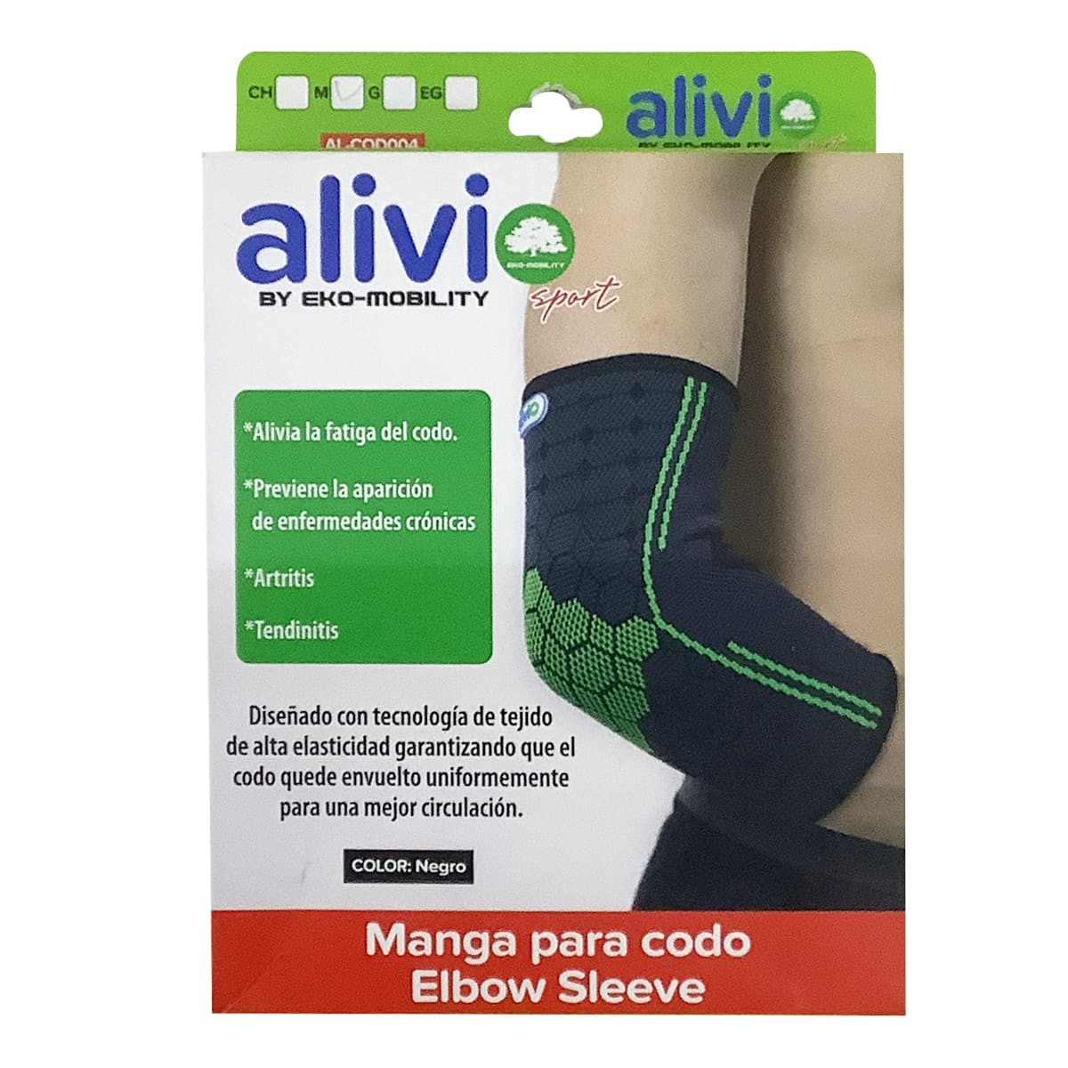 Alcod004M Manga Para Codo Mediana