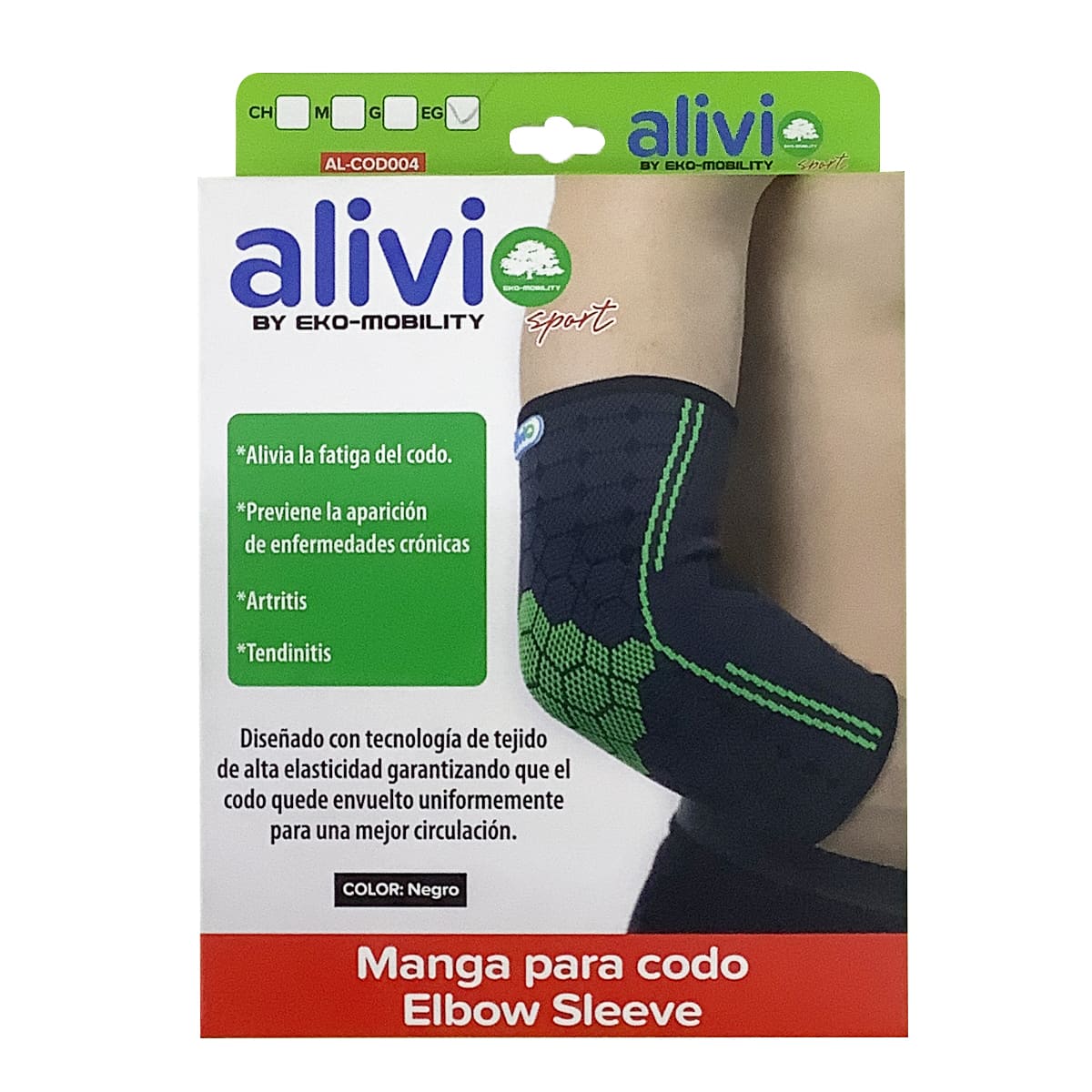 Alcod004Eg Manga Para Codo Extra Grande