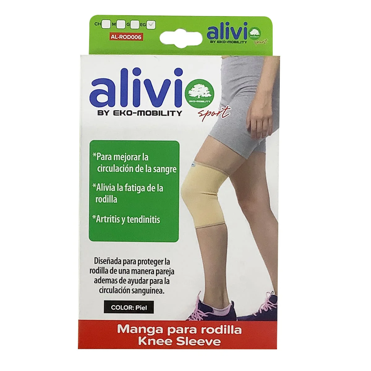 Alrod006Eg Manga Extragrande Para Rodilla Eko Mobility