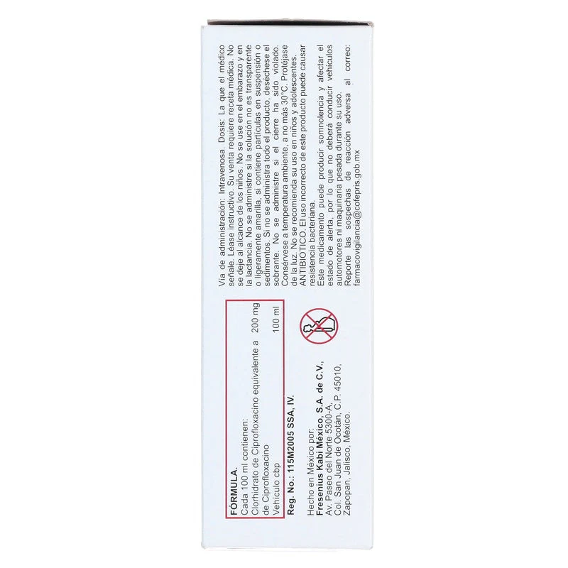 Cepokab (Ciprofloxacino) Solucion Inyectable 2 Mg/100 Ml - Image 3