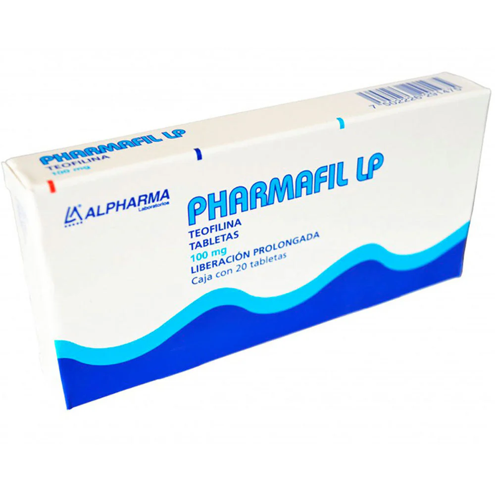 Teofilina Lp 100 Mg Con 20 Tabletas