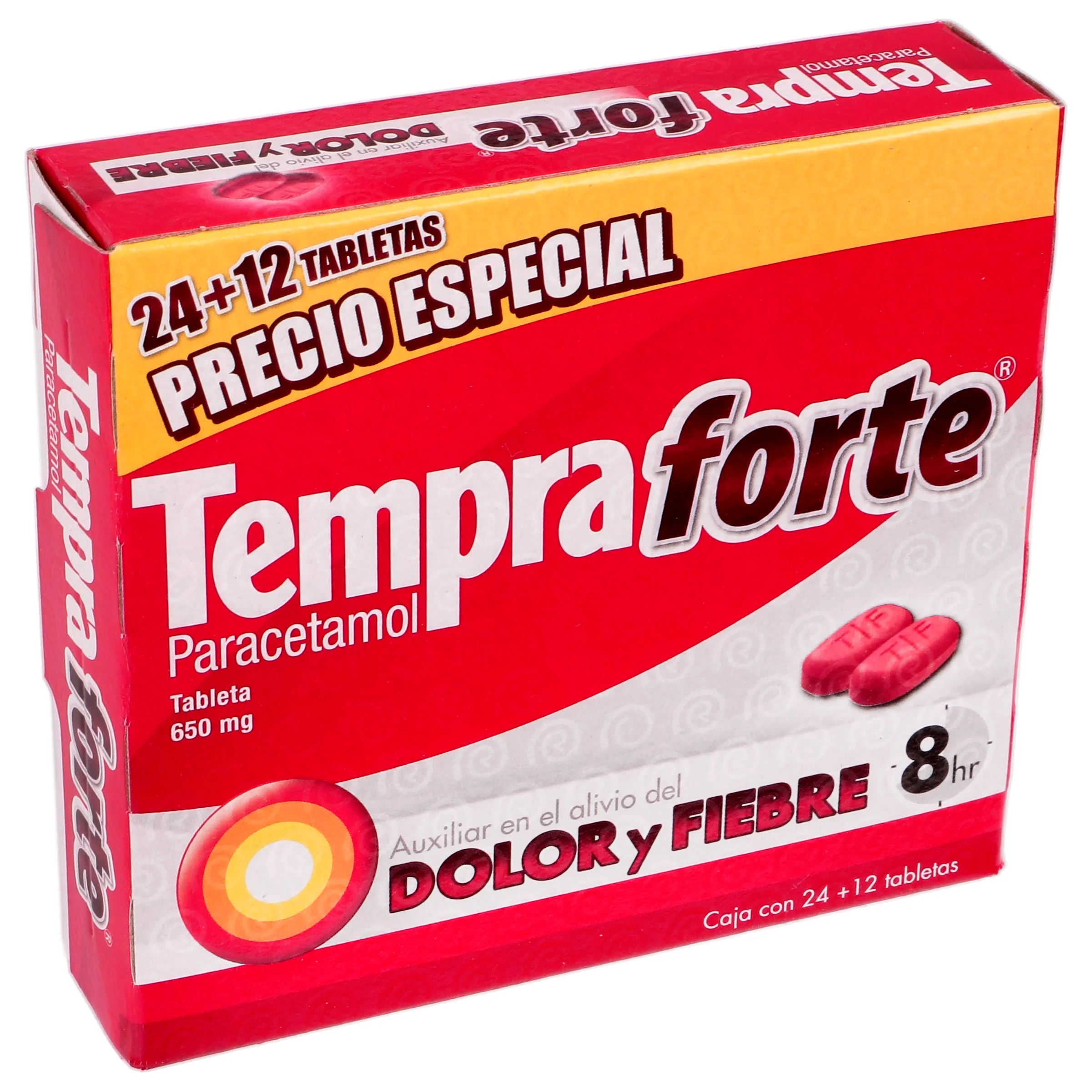 Tempra Forte 650 Mg Tabletas 24+12 - Image 2