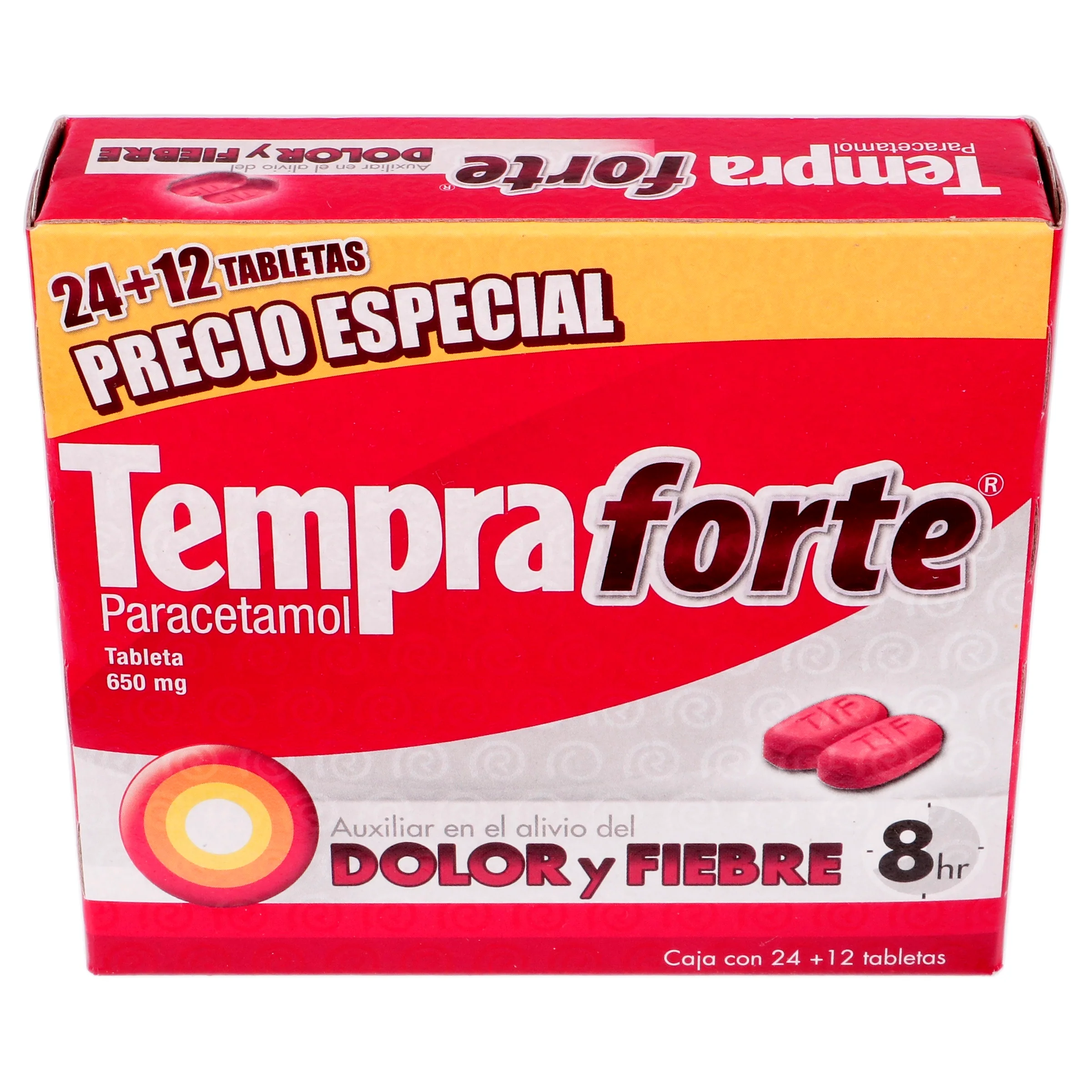 Tempra Forte 650 Mg Tabletas 24+12 - Image 3