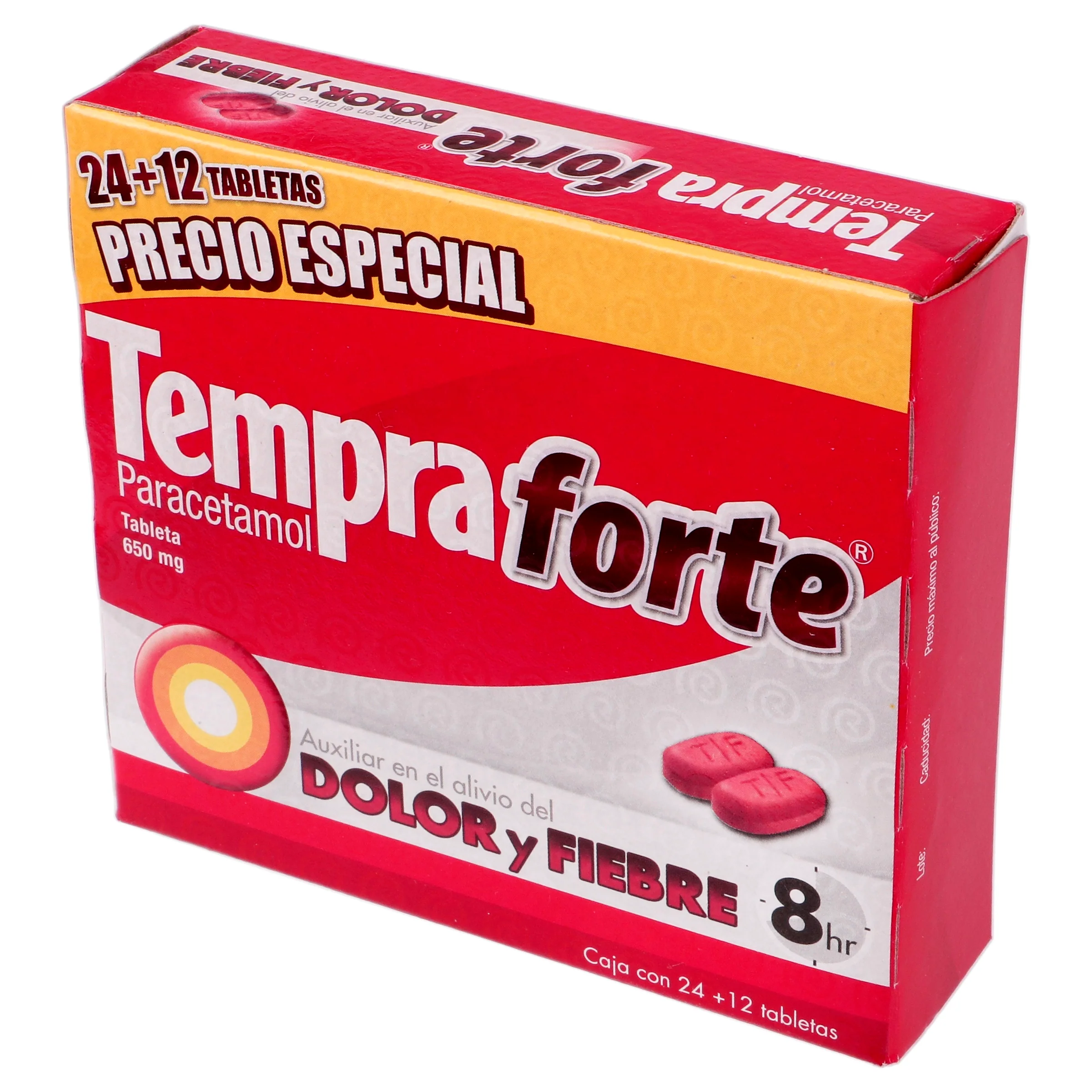 Tempra Forte 650 Mg Tabletas 24+12 - Image 4