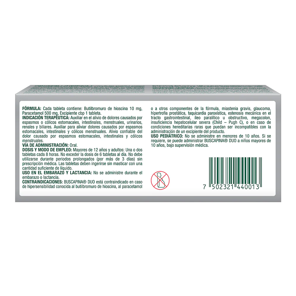Buscapina Duo 10 Mg Tabletas 20 - Image 4