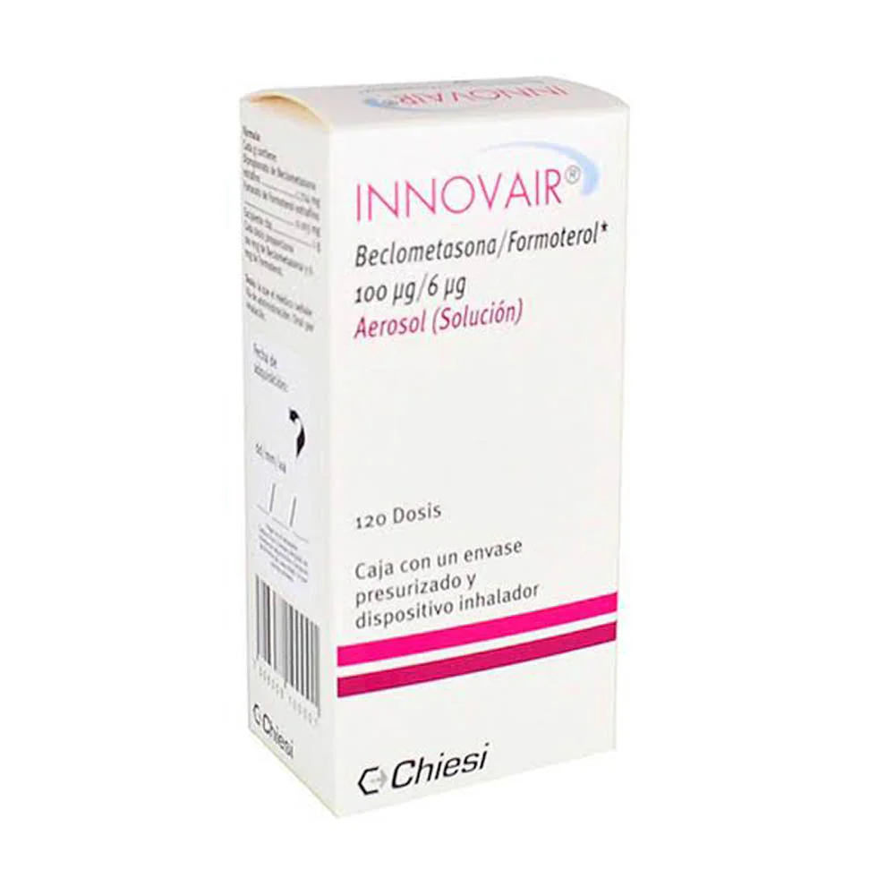 Innovair 100/6 Ug Mg Aerosol 120 Dosis Inhalador