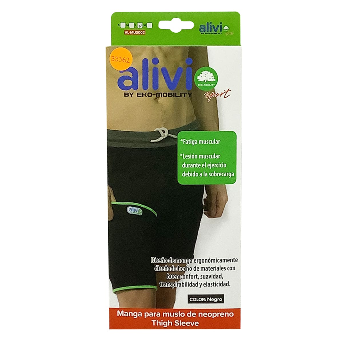 Almus002G Manga Grande Para Muslo De Neopreno Eko Mobility
