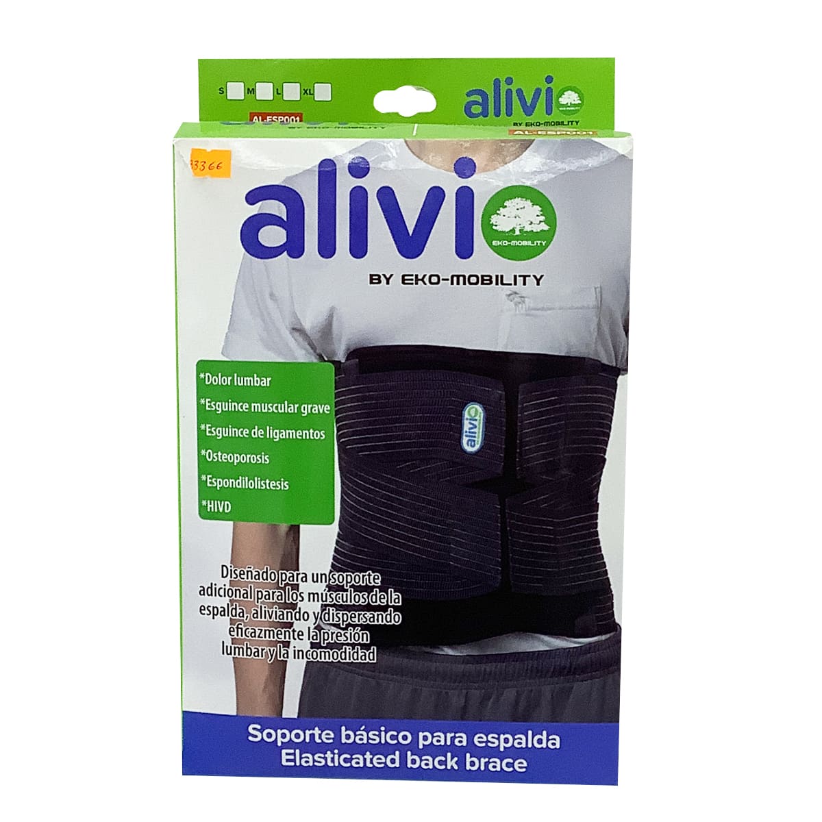 Alesp001G Soporte Grande Basico Para Espalda