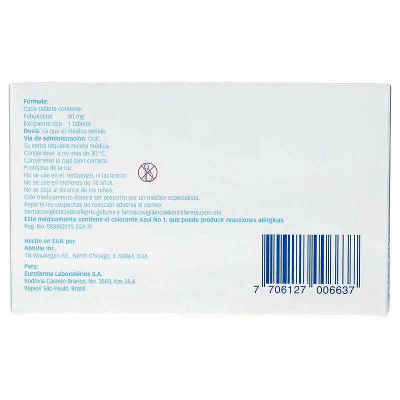 Turazive 80 Mg Con 28 Tabletas