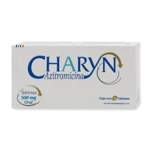 Charyn (Azitromicina) 500 Mg Con 3 Tabletas