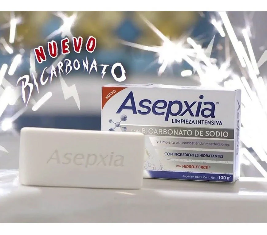 Jabón Asepxia Bicarbonato Sodio 100 G