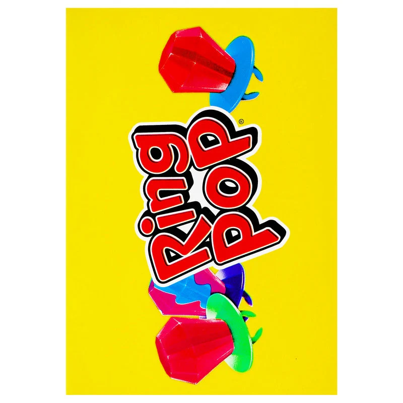 Caja Caramelo Ring Pop Con 12 Piezas 168 G