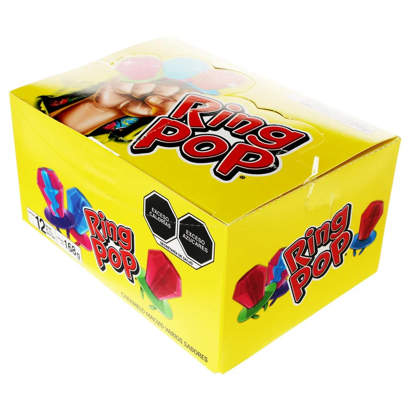 Caja Caramelo Ring Pop Con 12 Piezas 168 G - Image 2