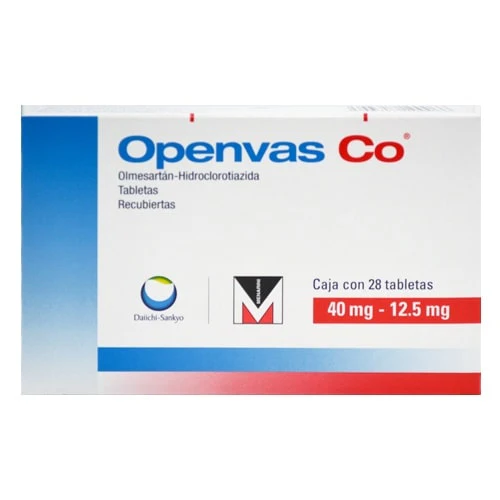 Openvas Co 40/12.5 Mg Tabletas Con 28