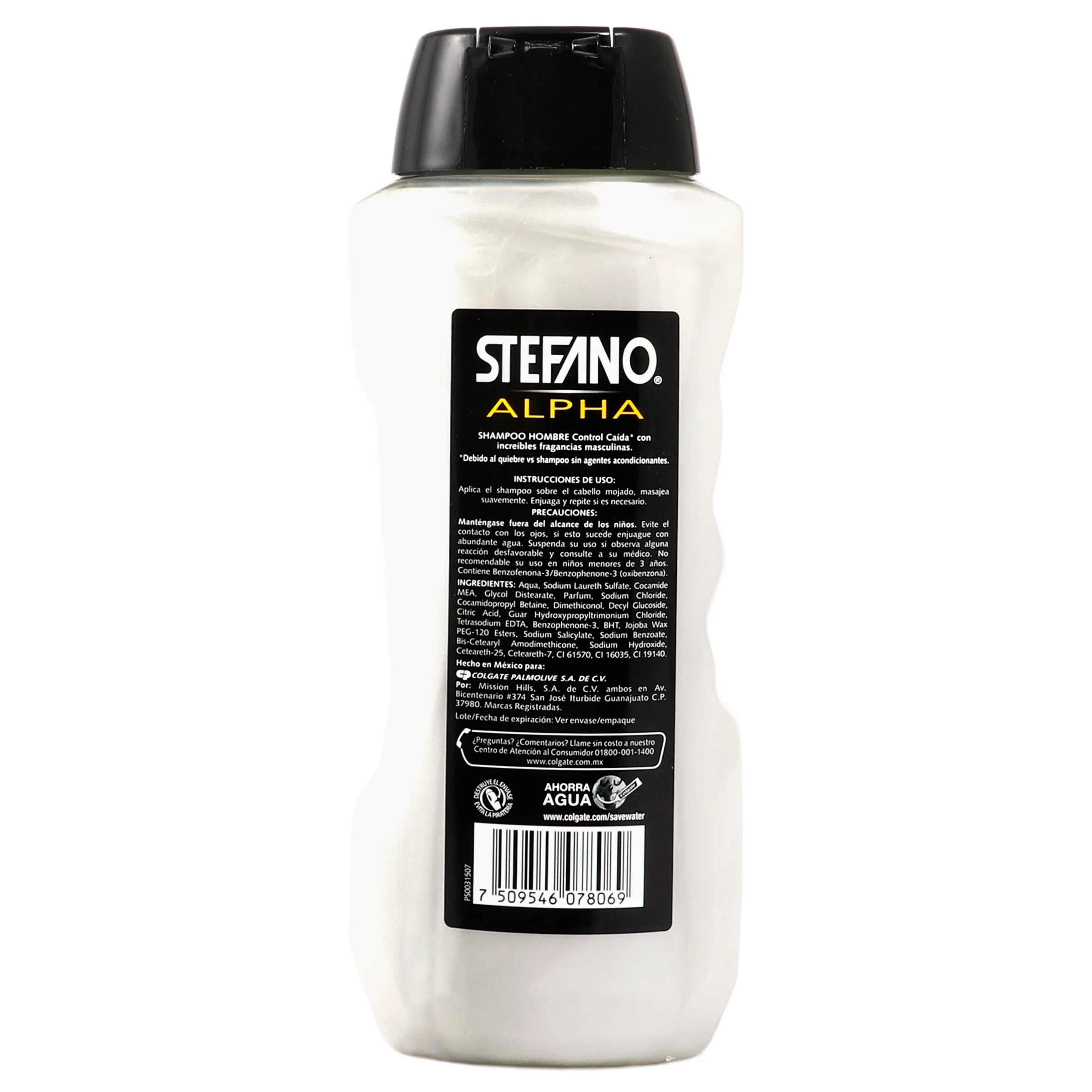 Shampoo Stefano Alpha Ctrl Caida 532 Ml - Image 4
