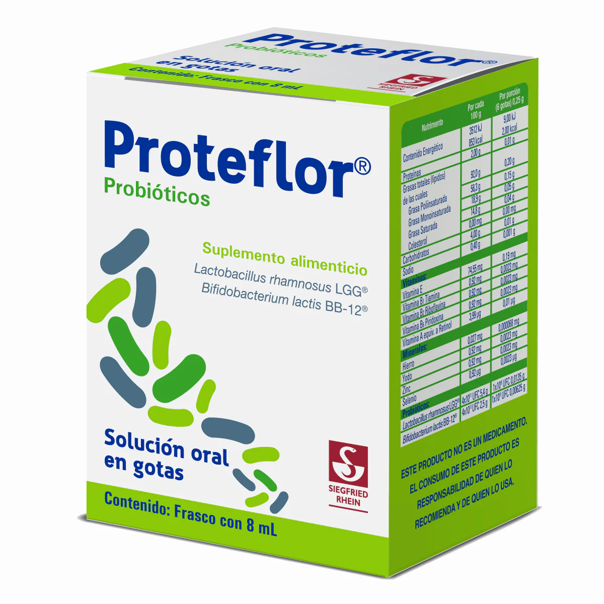 Proteflor - Frasco Con Gotero De 8 Ml (Probióticos) - Image 2